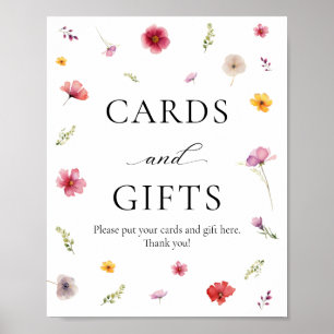 Poster Cartes et Cadeaux pour une Fête de Mariage "Love i
