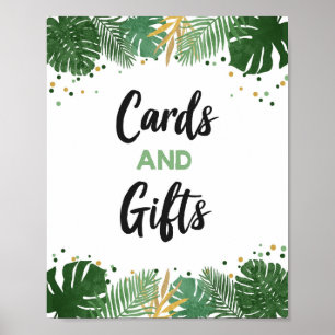 Poster Cartes et cadeaux Safari tropical Garçon Signal d'