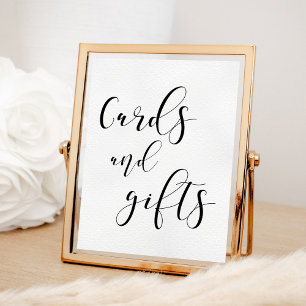 Poster Cartes et cadeaux Signal mariage