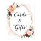 Cartes et cadeaux | Signe Mariage floral romantiqu