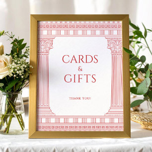 Poster Cartes et cadeaux signe pour la fête de la déesse
