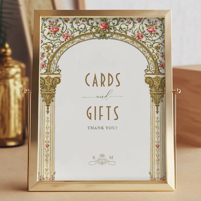 Poster Cartes et cadeaux Signe Vintage (Créateur téléchargé)