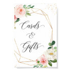Cartes et Cadeaux Signer Élégant Blushing Chic Flo