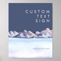 Cartes et Cadeaux Soirée de Montagne Hivernale Per