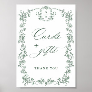 Poster Cartes et cadeaux Victoriens Grace Ornat