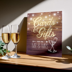 Poster Cartes mariages et cadeaux Lunettes de Champagne B