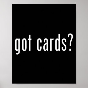 Poster Cartes obtenues_ - Cartes de sport baseball en jeu