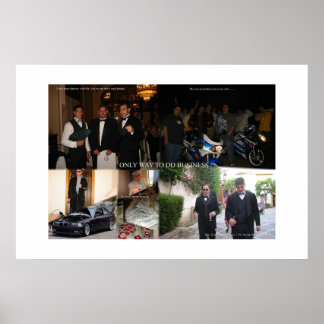 Poster Cartes professionnelles