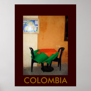POSTER CARTHAGÈNE, COLOMBIE