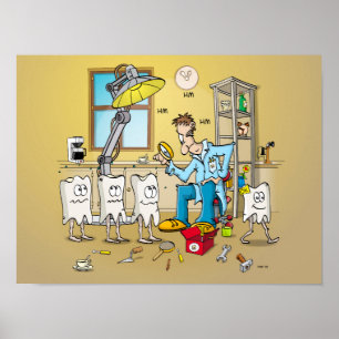 Poster Cartographie; dents de contrôle dentaire