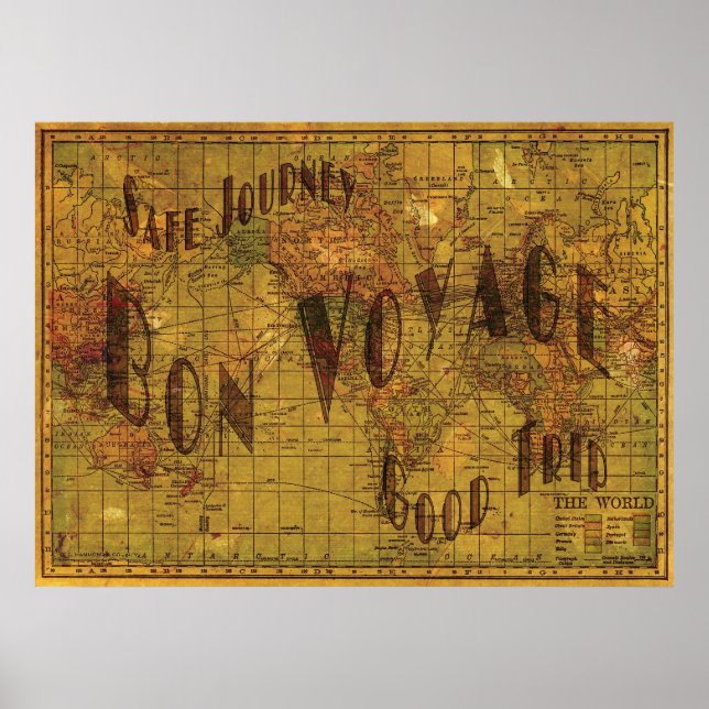 Poster Cartographier mes voyages (Devant)