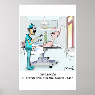 Poster Carton de chirurgie 9369