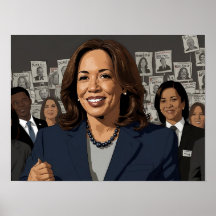 Carton de Kamala Harris