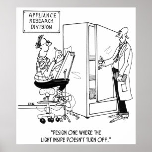 Poster Carton de réfrigérateur 4876