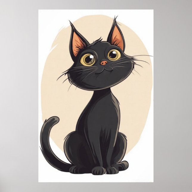 Poster Cartoon Kitty (Devant)