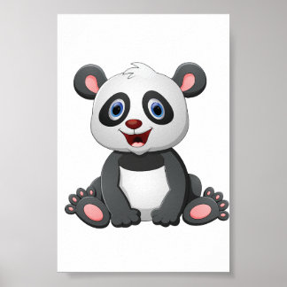 Poster Cartoon mignonne Fox Digital Imprimable Poster&Sti