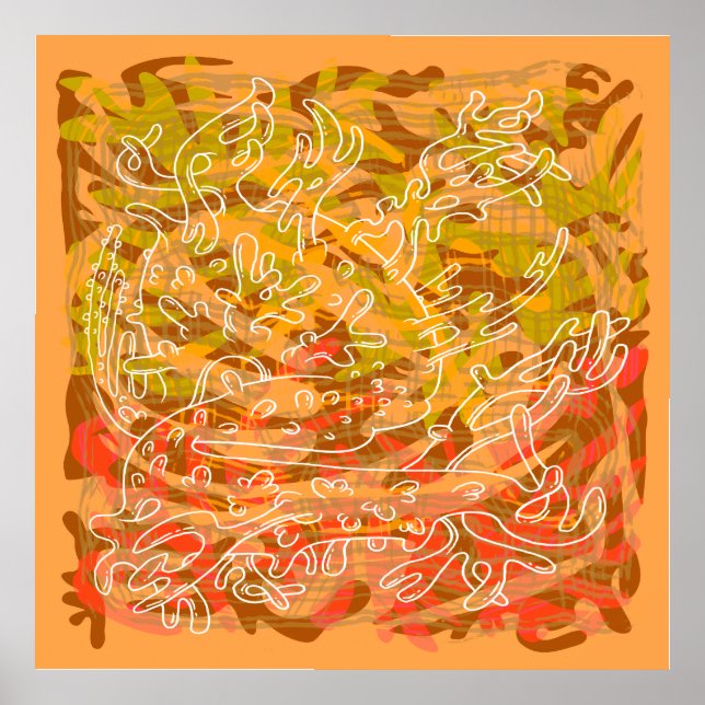 Poster Cartoonish Organisme (Devant)