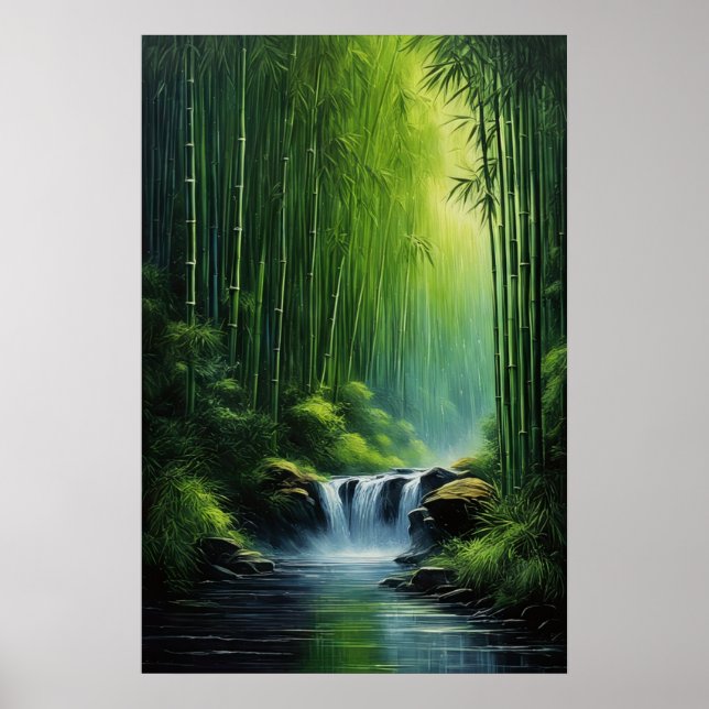 Poster Cascade à Emerald Grove (Devant)