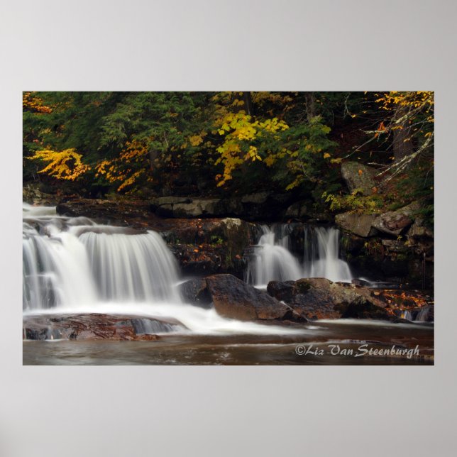 Poster Cascade d'automne (Devant)
