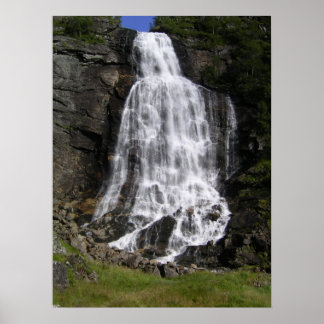 Poster Cascade de Brattefossen
