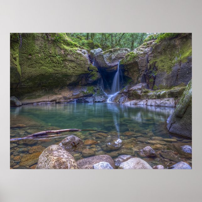 Poster Cascade de Devil's Punchbowl (Devant)