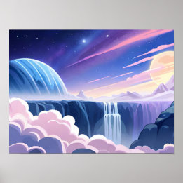Poster Cascade de Galaxy