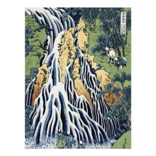 Poster Cascade de Kirifuri près de la montagne Kurokami H