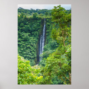 Poster Cascade De Papapapaitai Dans La Jungle