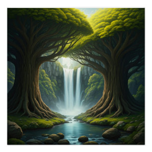 Poster Cascade des forêts