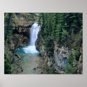 Poster Cascade sur Falls Creek dans Lewis et Clark