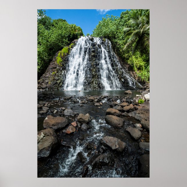 Poster Cascade tropicale de Kepirohi (Devant)