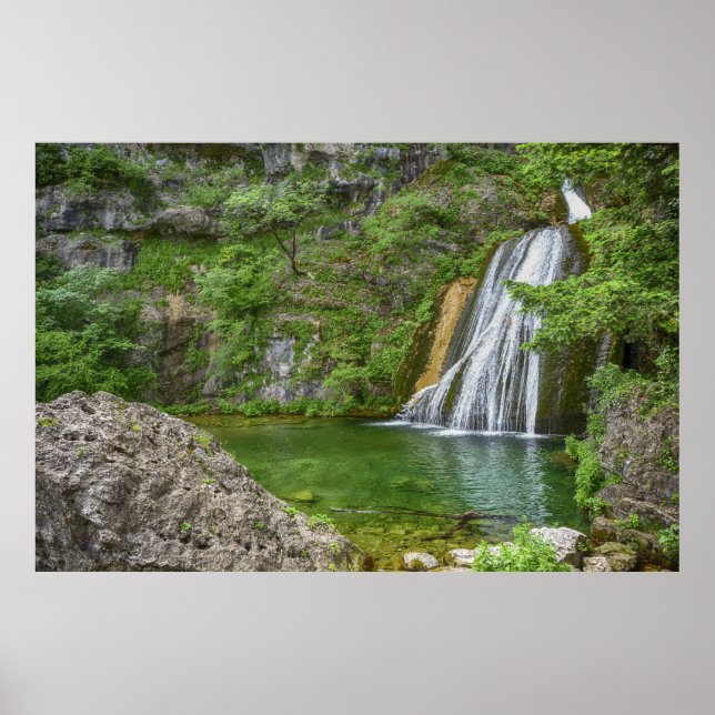 Poster Cascade verte (Devant)