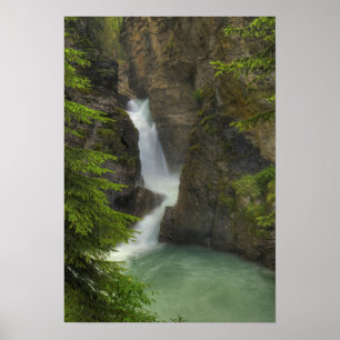 Poster Cascades inférieures, Johnston Canyon