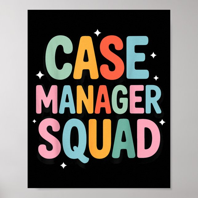 Poster Case Manager Squad  (Devant)