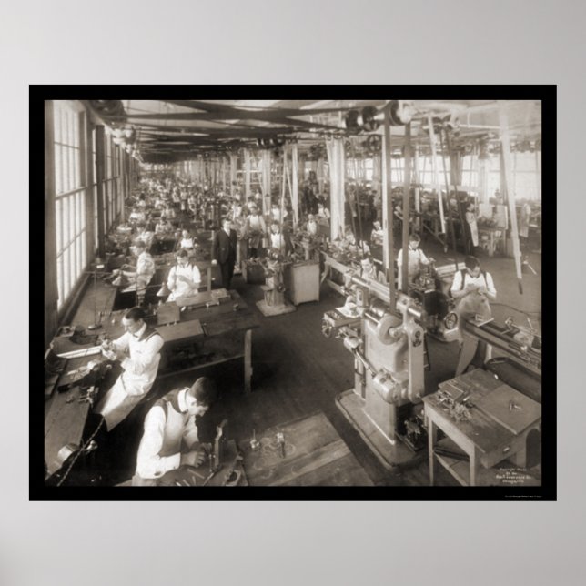 Poster Cash Register Company Photo 1904 (Devant)