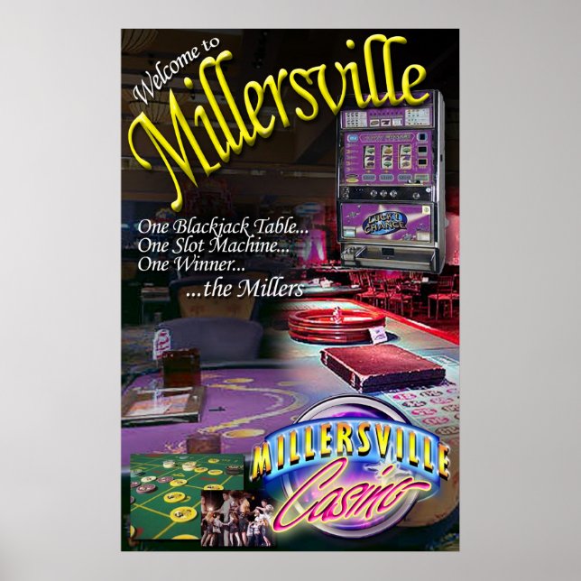 Poster Casino de Millersville (Devant)