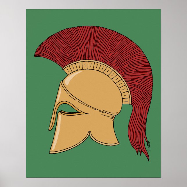 Poster Casque Corinthien (Devant)