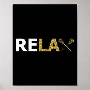 Poster Casque Lacrosse Lacrosse Joueur entraîneur gardien