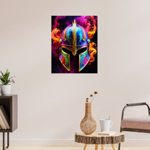 Poster Casque Spartan