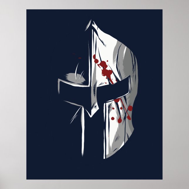 Poster Casque Spartan (Devant)