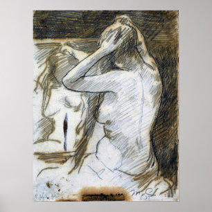 Poster Cassatt - Étude Pour Coiffure