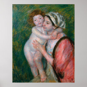 Poster Cassatt - Mère et Enfant
