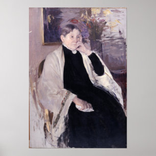 Poster Cassatt - Mme Robert S. Cassatt La mère de l'artis