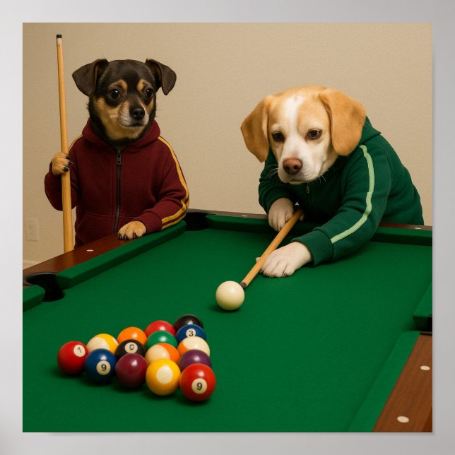 Poster "Casse de la 8-Ball" (Devant)