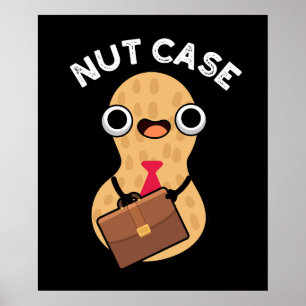Poster Casse-Noisette Blagues de Cacahuète Drôle Fond Som