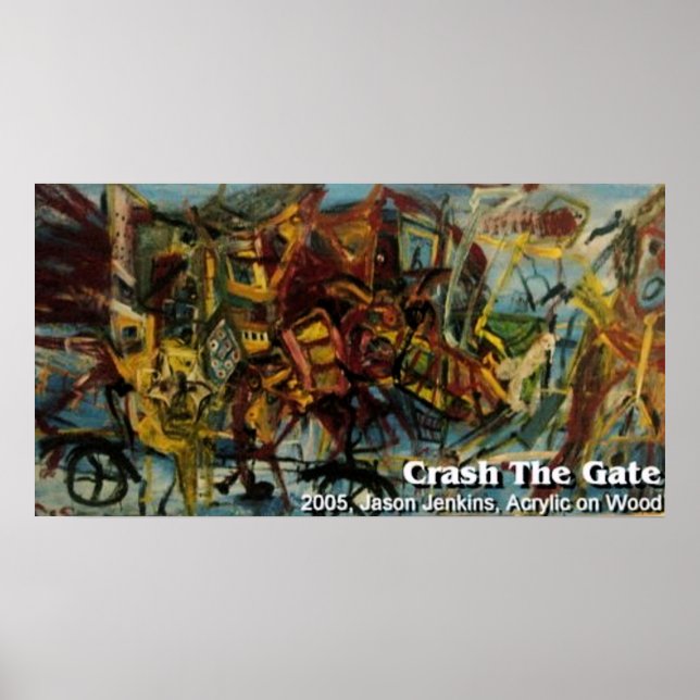 Poster Casser la porte (Devant)