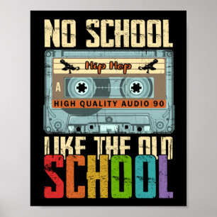 Poster Cassette Rappers Hip Hop Old School Fashion 80S 90