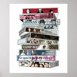 Poster Cassette Tapes Jonas Brother