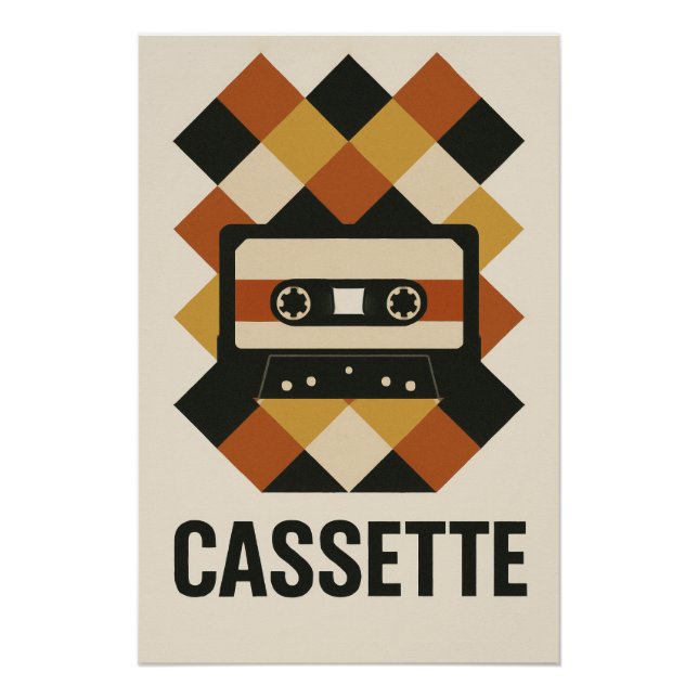 Poster CASSETTE – Une explosion graphique de nostalgie (Devant)