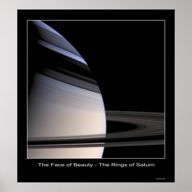 Poster CassiniMission-Face0fBeauté-Saturne (Devant)